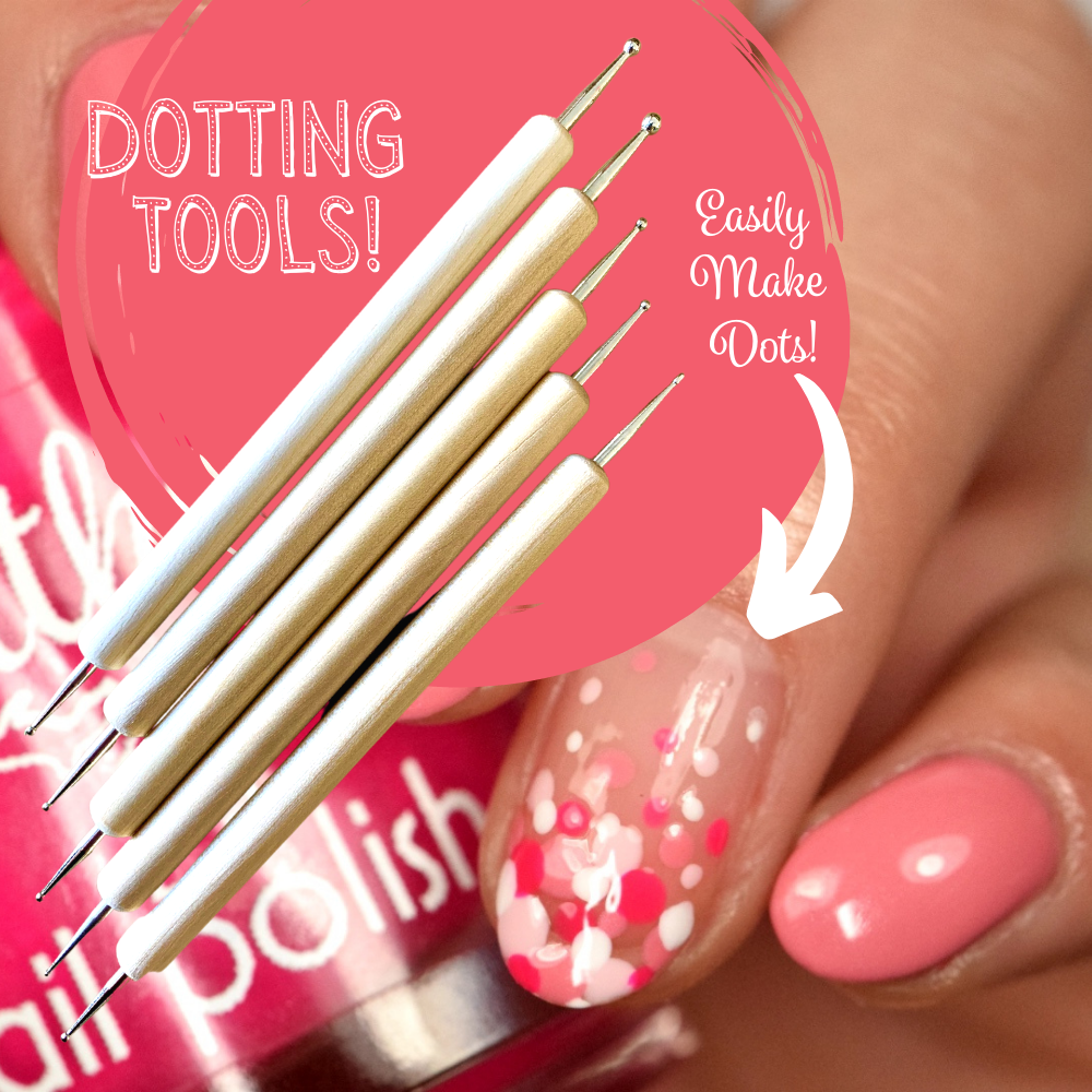 Nail Art Dotting Tool ~ 5 piece set, double sided!